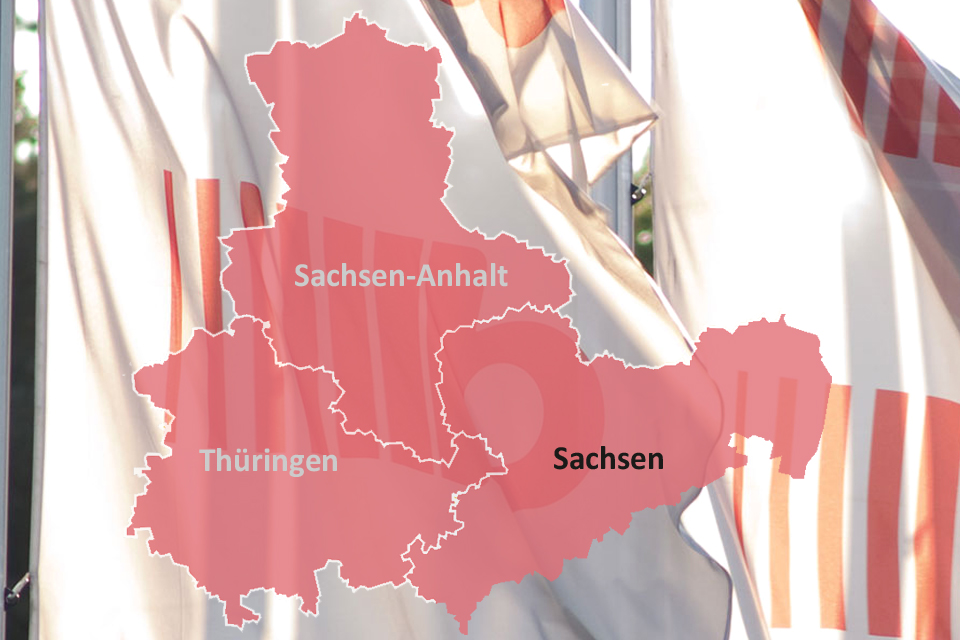 Einzugsgebiet Be-safe / Becker & SDR GmbH: Datenvernichtung in Sachsen